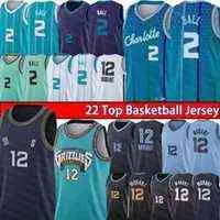 12 Ja Morant 2022 City Memphises 2 LaMelo Ball Basketball Jersey Higrizzlyi vancouvere charlottes 75th Shirtmemphis