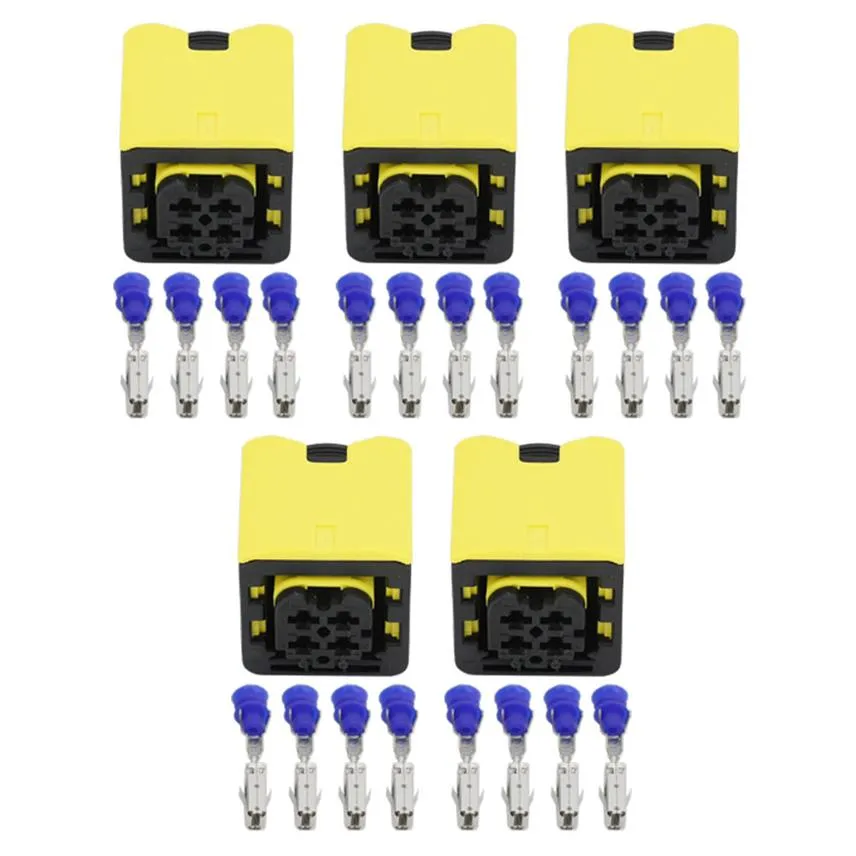 5 set 4 pin n-oksijen sensör denetleyici kablo demeti Terminalli otomotiv konnektörü 1-1418390-1276m