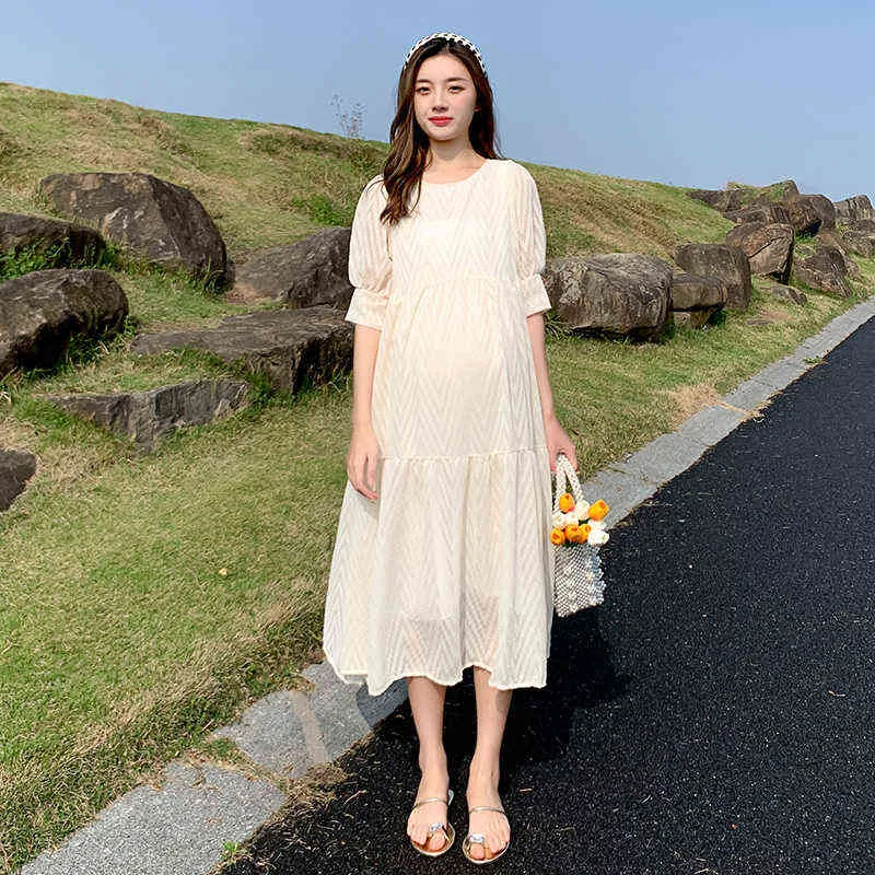 Vestido de fada de fada de fada de vestido de fada de vestido de verão de tamanho grande vestido de maternidade com roupas de férias J220628