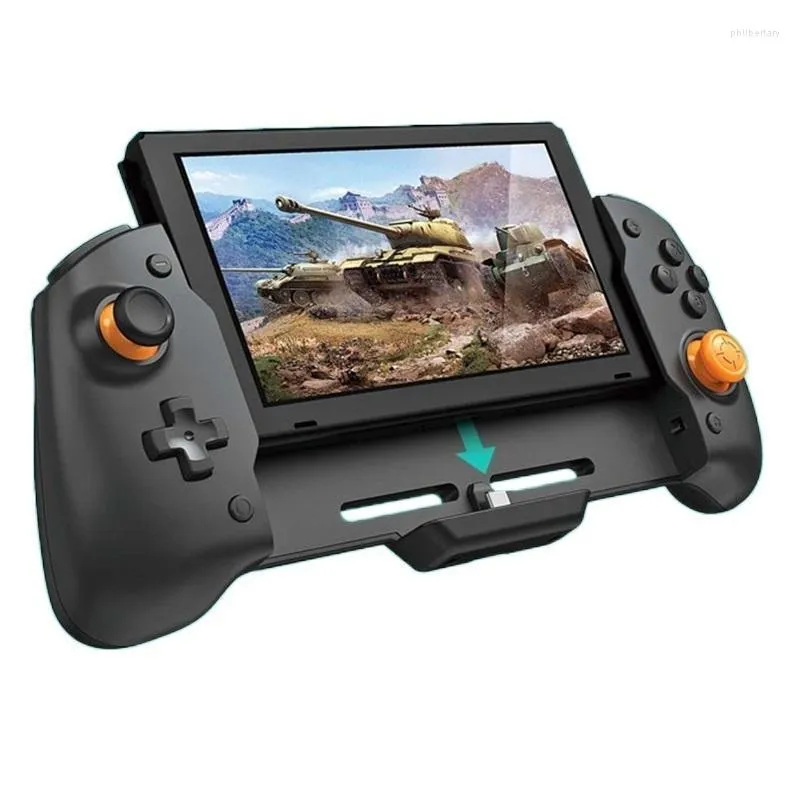 Kontrolery gier joysticks powkiddy dla kontrolera przełącznika Handheld Console Gamepad Double Motor 6-osiowy stabilność Gyro wygodne phil22