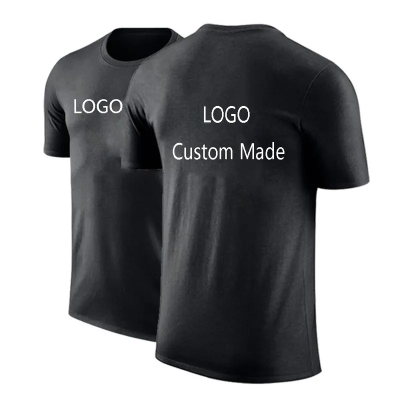 Diseño de verano Marca / Imagen personalizada Mangas cortas Camisetas casuales Hombres y mujeres DIY Camiseta de algodón 7 colores Unisex Sport Top 220609