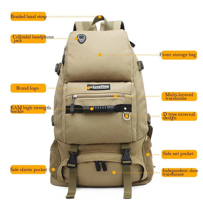 LOCAL LION 40L Waterproof 35l Travel Backpack For Outdoor Hiking Mountaineering Camping Trekking And Climbing Unisex Rucksack From Kiluxbag 27.25 DHgate.Com