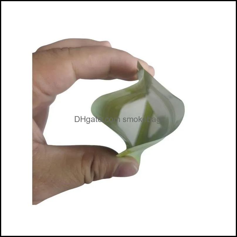 1g mylar bag plastic 6x8cm small packaging bags transparent window zipper self-sealing jllysh