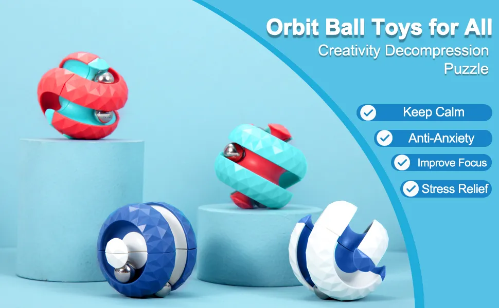 Orbit Ball Toy for Stress Relief, Improve Brain, Puzzle