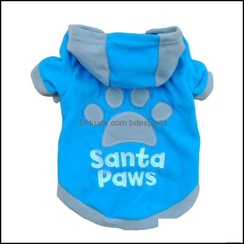 Small Pet Dog Cat Sweatshirt Apparel Coat Fleece Clothes Hoodie Sweater XS-L