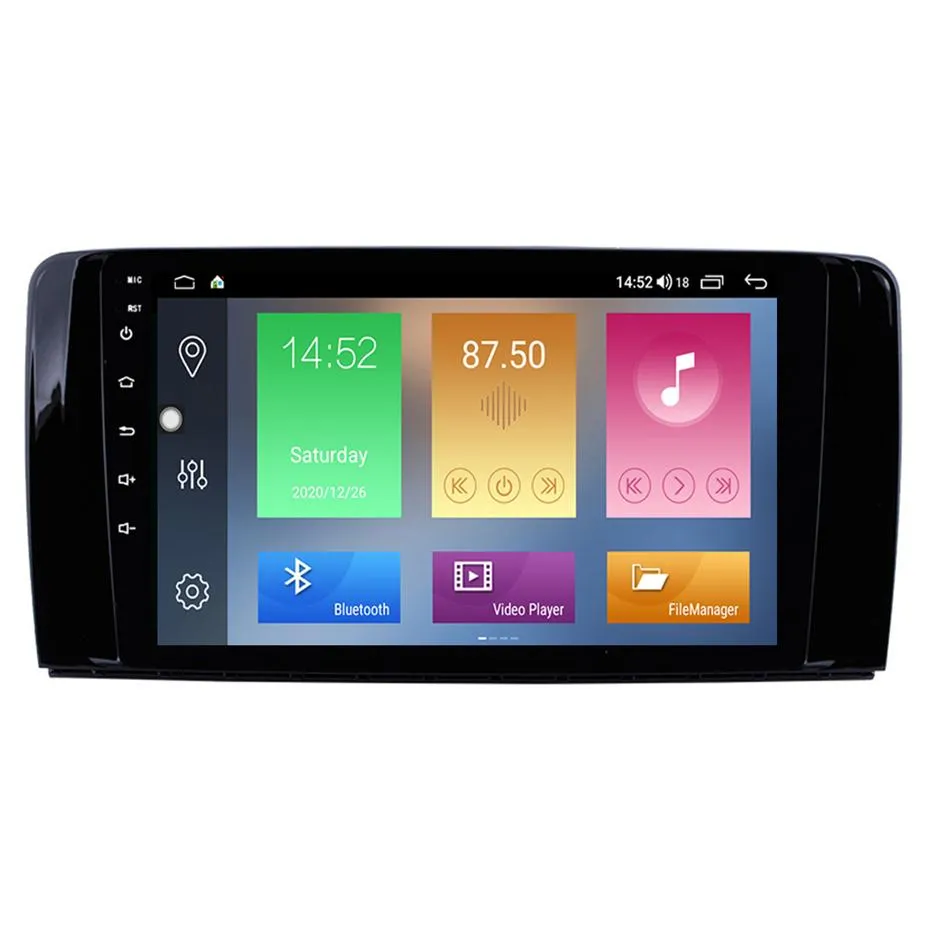 9 Zoll Android 10 CAR DVD-Radio-Plate-GPS-Navigationssystem für Mercedes Benz R Class 2006-2013 W251 R280 R300 R320 R350 R63268B