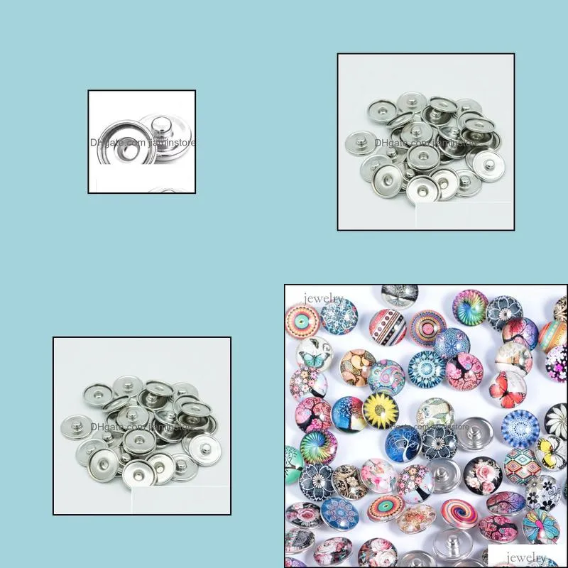 Hot sales Noosa Jewelry Snap Button Base Min Order 200pcs/lot 18mm Noosa Ginger Snap Base Interchangeable Accessories