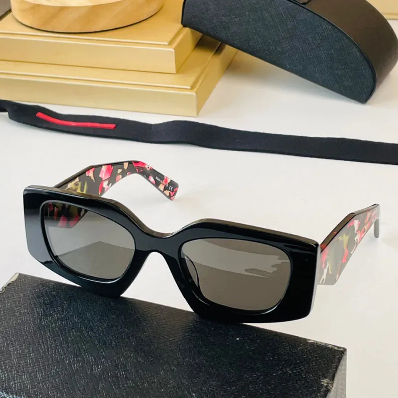 Acetate square frame Symbole sunglasses women Black tortoiseshell Shades geometric HD widetemples logo SPR15Y Brand Designer vacat2534293