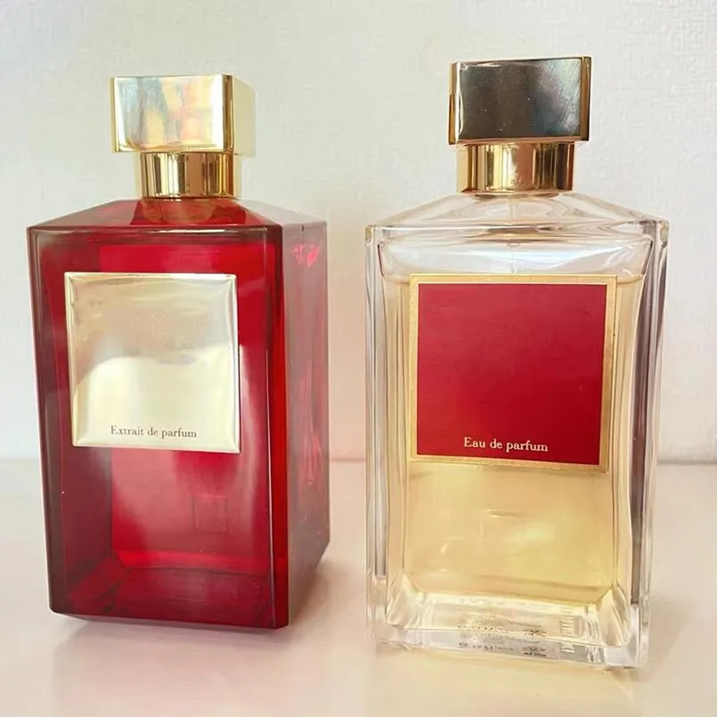 Parfym av högsta kvalitet 200 ml Maison Rouge 540 Extrait Eau de Parfum Paris varumärke Floral Fragrance Man Woman Köln Spray unisex långvarig lukt snabb leverans