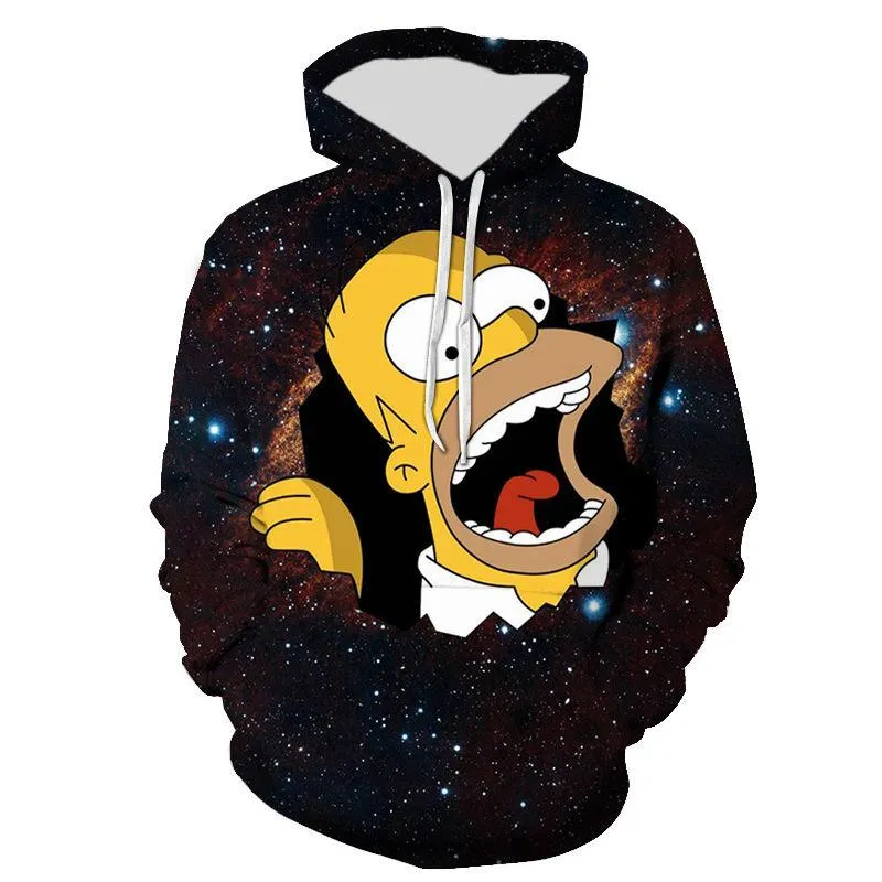 Sweats à capuche masculine Sweatshirts Casual Cartoon Anime 3D Impression Men Femme Childre