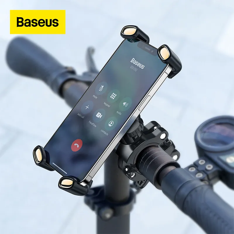 Porta del telefono per biciclette di baseus per mobile cellulare mobile per cellulare manubrio clike clip staffa gps mount staffa 220705