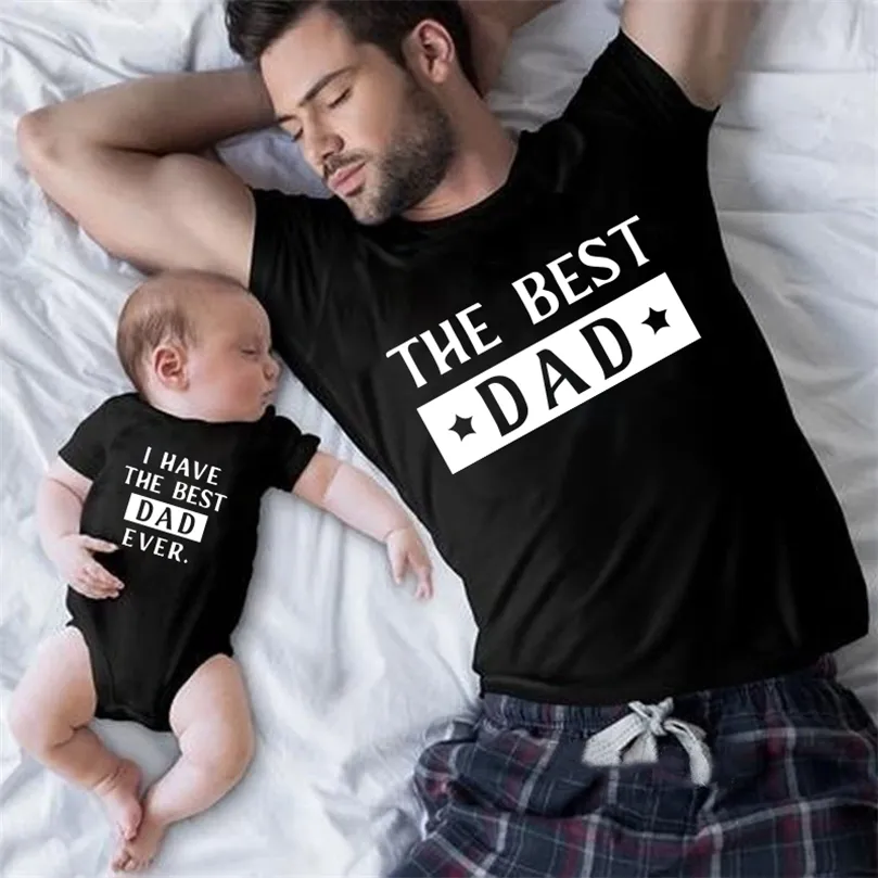 THE DADI HAVE THE DAD EVER T shirt family matching clothes Outfits Family Look Daddy Son Clothes Fathers Day Gift 220531