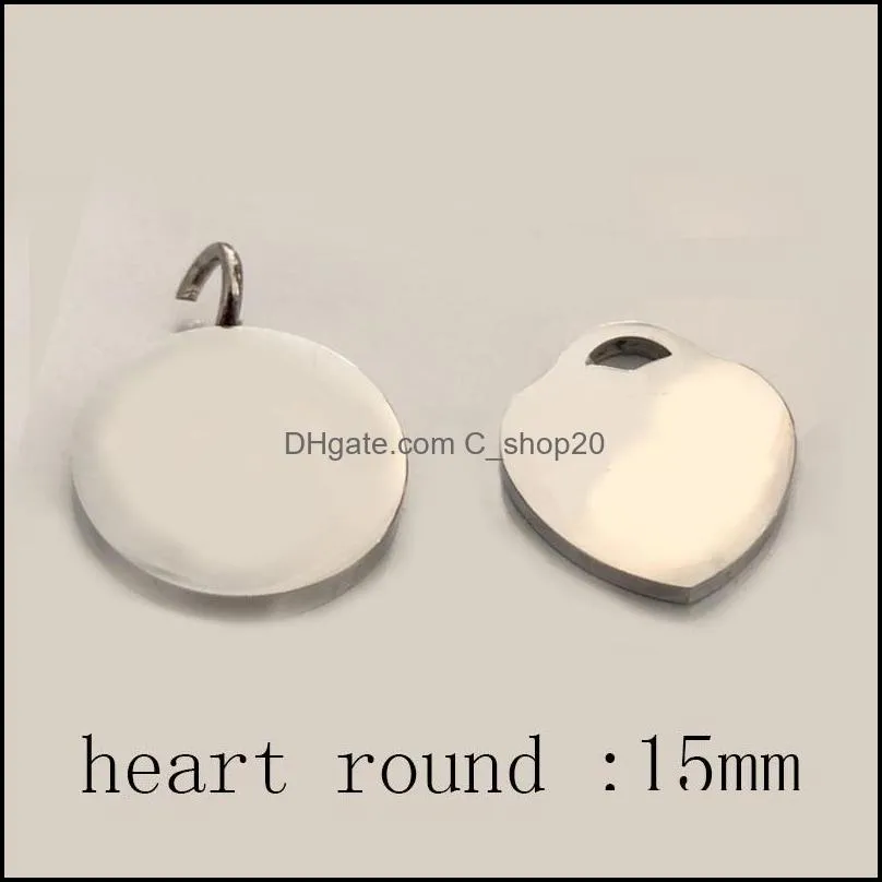 heart round bracelets women stainless steel couple chain on hand fashion 15mm jewelry gifts for girlfriend wholesale cshop20