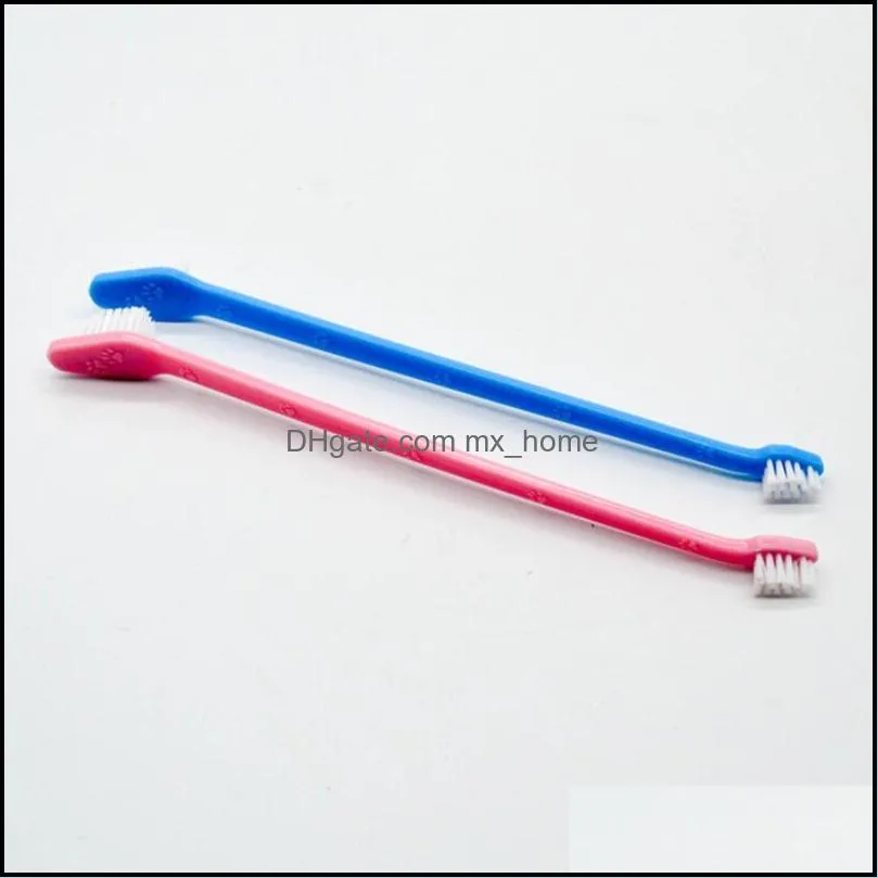 Pet Supplies Dog Toothbrush Cat Puppy Dental Grooming Toothbrush Dog Teeth Health Supplies Dogs Tooth Washing Cleaning Tools LX3697