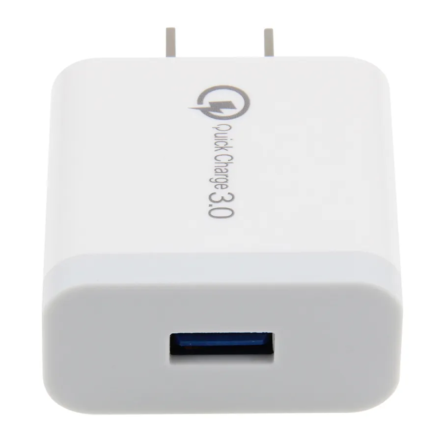 QC 3.0 USB Home Wall Teavel Adapter US Plugck Quick Charge Mobile Phone Chargers для Samsung HTC Xiaomi Huawei