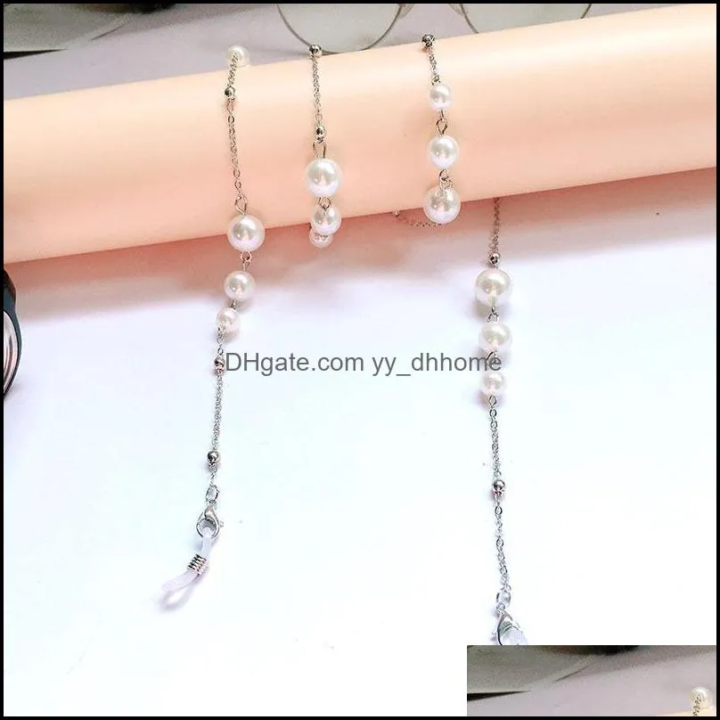 Sunglasses Frames Women`s Pearl Glasses Chains European And American Jewelry Fashion Simple Personality Big Chain Trend1