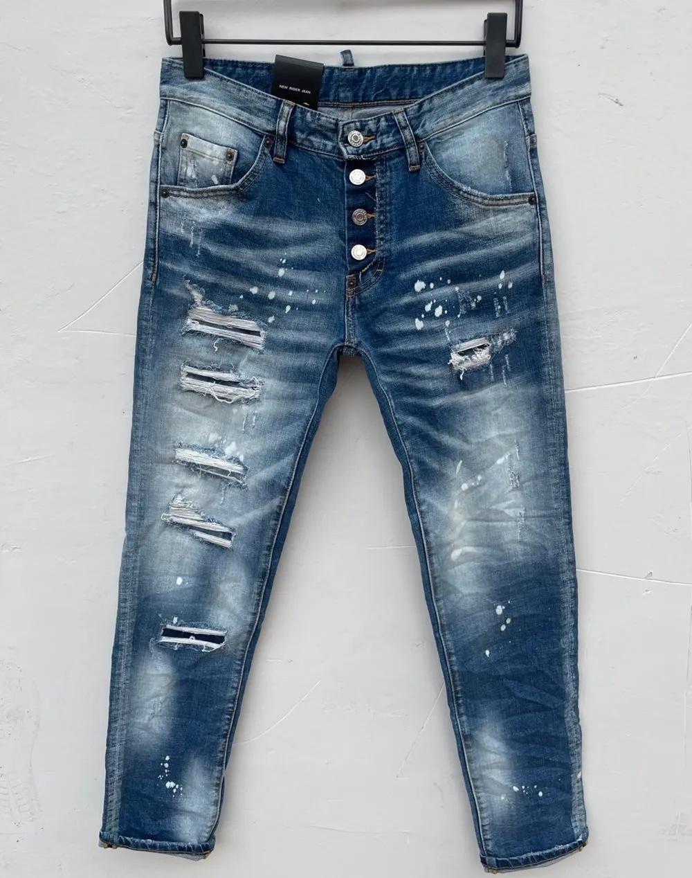 Italiaanse mode Europese en Amerikaanse casual jeans high-end gewassen hand gepolijste kwaliteit geoptimaliseerd 090