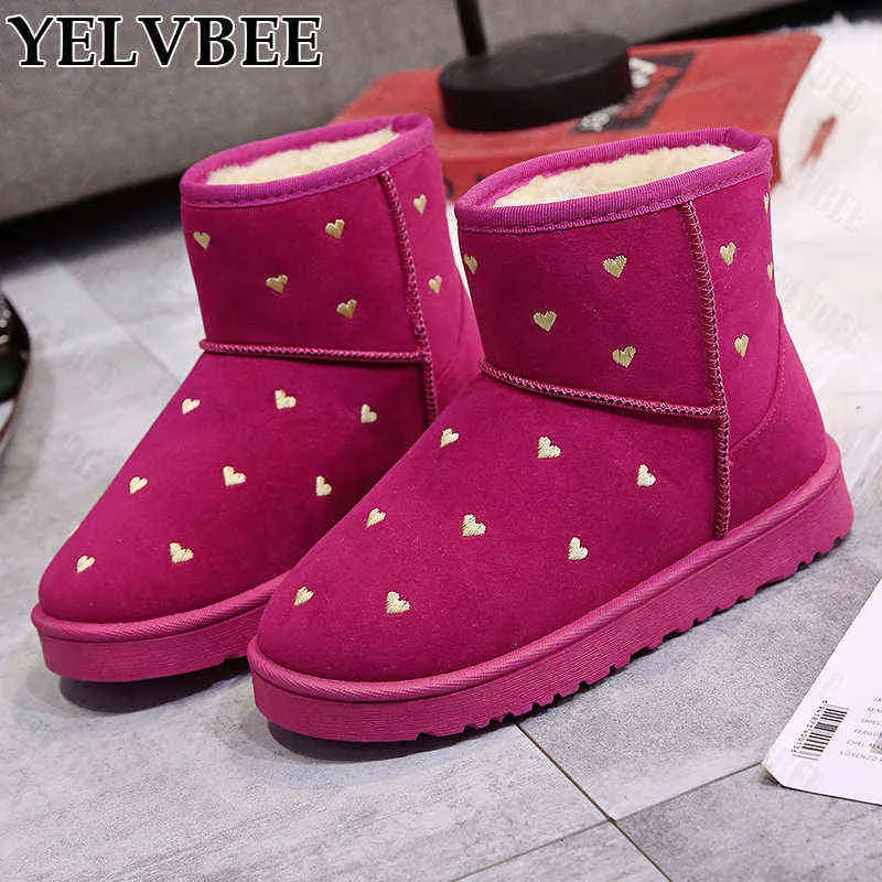 Boot 2022 Winter New Flat Suede Ancle Women The Wearm Non Slip Casual Snow Gladiator Fordioner Goth Chunky Mujer 220805