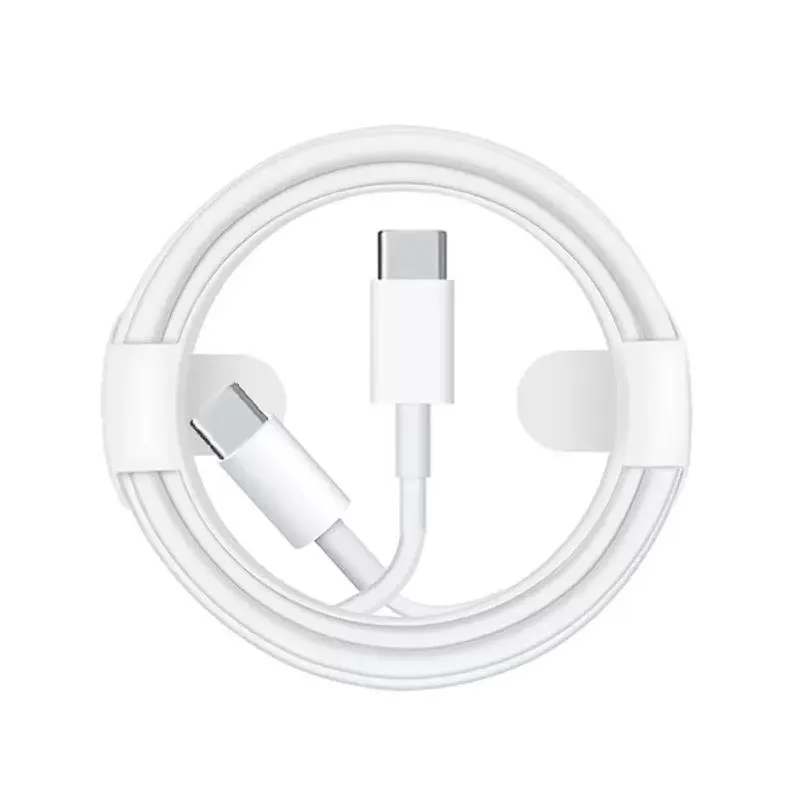 Cavo di ricarica rapida da USB C a USB-C doppio tipo C Pro da 1 m per iPad Xiaomi Android iPhone