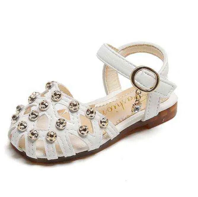 여자 샌들 여름 패션 아이 여자 아기 블링 모조 다이나 스톤 공주 싱글 비치 샌들을위한 작은 큰 여자 스포츠 신발 g220523