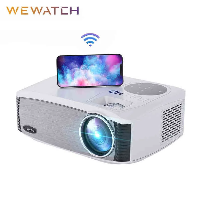 Wwatch v Native P G WiFi Projector ANSI Lumen Full HD Home Home Outdoor Movie Projectors Video Proyectors J220520