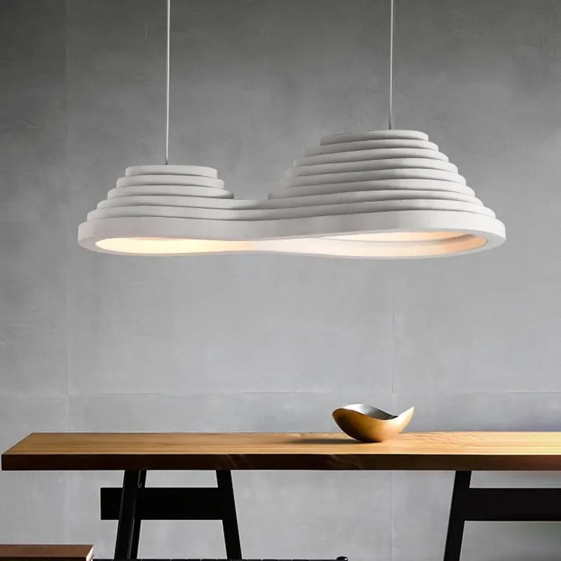 Lámparas colgantes Led wabi-sabi creativas y minimalistas de estilo nórdico, Lustre para restaurante, Bar, cafetería, comedor, decoración del hogar, accesorio de iluminación colgante