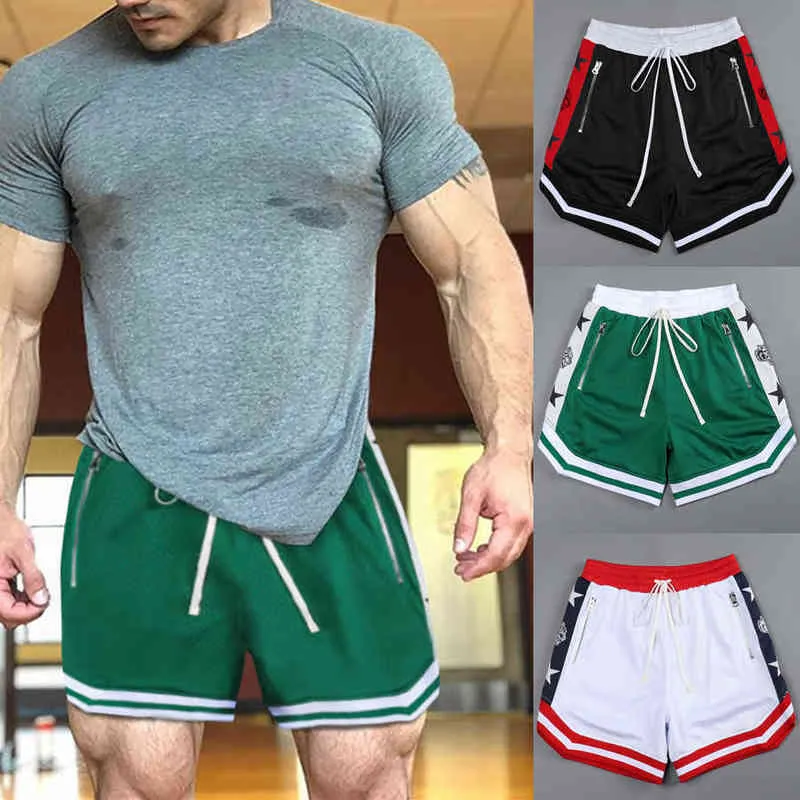 Shorts masculinos 2022 shorts casuais masculinos Summer New Running Fitness Trend Trend Pants Short Loose Basketball Treinando calças T220825