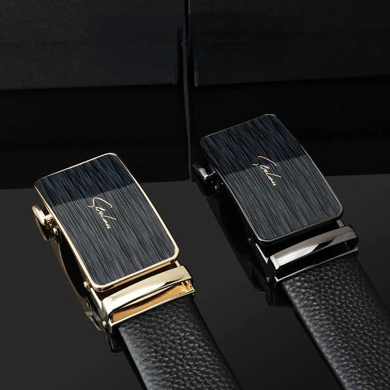 2022 Sellert -selling clássico de luxo de luxo Belts designer de fivela automática Correia de fivela de alta qualidade Homem calça masculina de couro genuíno negro