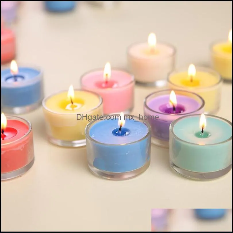 6pcs scented candles holder mercury glass tealight candle hold for wedding parties hotel cafe bar home decoration