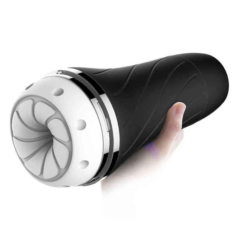 Nxy Automatic Aircraft Cup Anal Tail for Woman Cup Male Masturbation Device Electric Penis Exercise Automatic Name Adult Sex Toys 220419