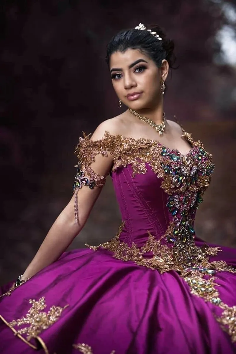 Vestidos de on sale 15 color magenta