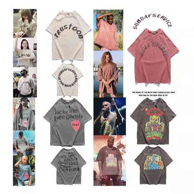 22 여름 프리미엄 브랜드 남성 티셔츠 탑 인쇄 편지 여성 디자이너 셔츠 힙합 패션 커플 짧은 슬리브