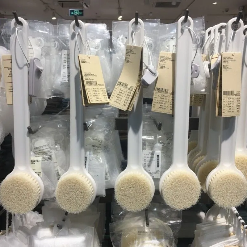 Accessoires de salle de bain Nettoyage du corps Masseur de peau Épurateur de douche Brosses de bain à long manche