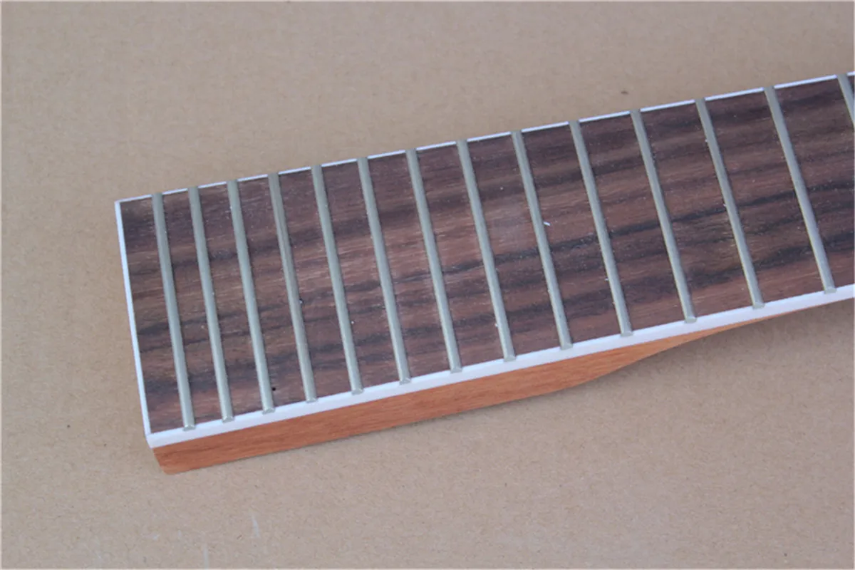 Corde Guitare Acoustique Manche Guitare Électrique Yinfente 22 Frettes - Acajou Et Palissandre | Style LP Remplacement Manche Style Les Paul
