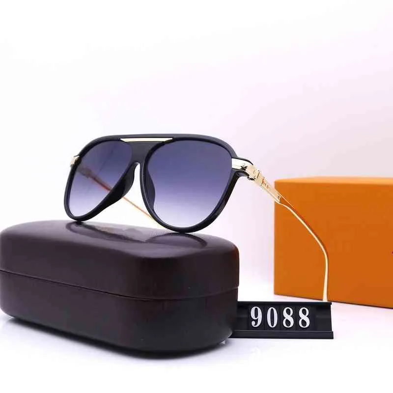 Row Row Row Your Boat Luxury 해외 패션 새로운 디자이너 브랜드 브랜드 남성 선글라스 UV400 고품질의 일광욕 안경 남성 남성 남성 및 여성 선글라스 3025