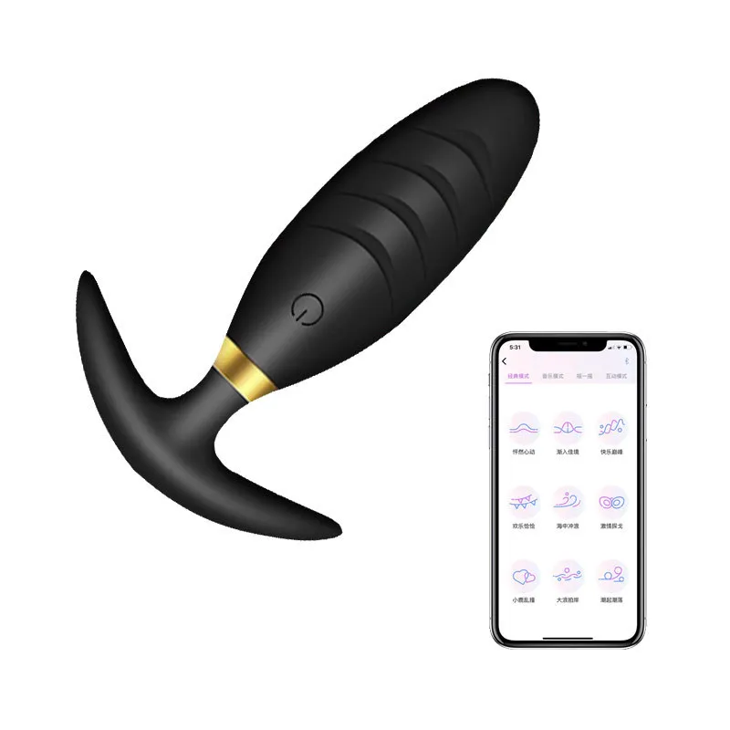 Silicone Vibrator Anal Plug Plug Máquina sexy para homens mulheres e masturbador vibrante vaginal