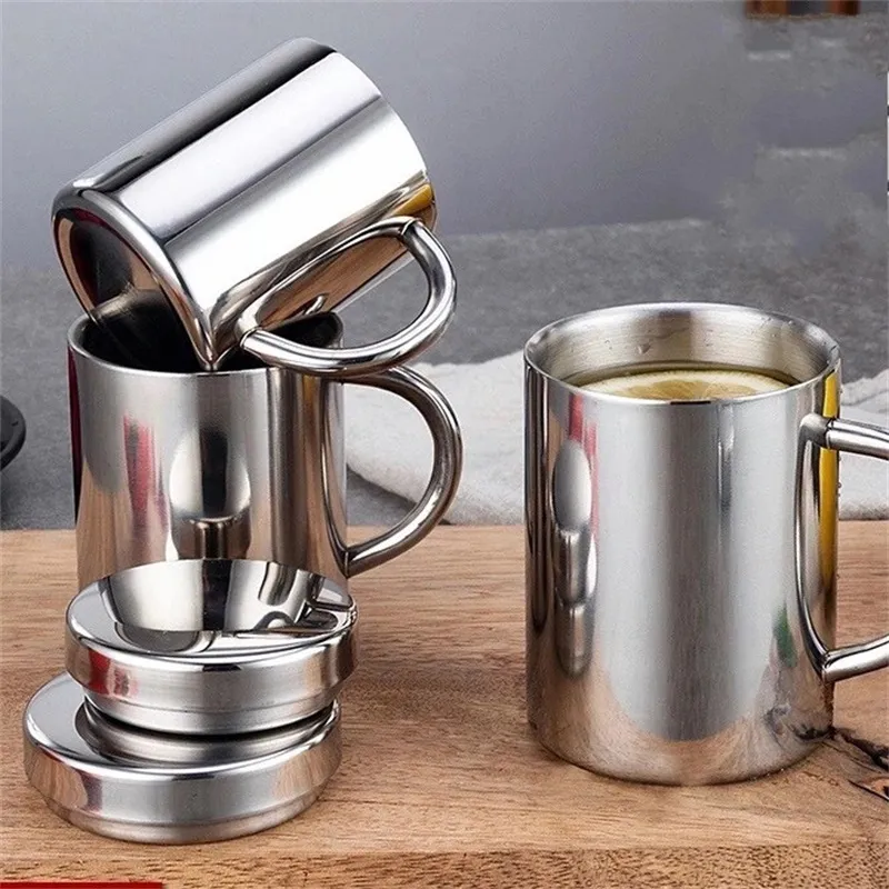 Stainless Steel Coffee Thermos Mug Portable Home Vacuum Travel Thermal Water Bottle Tumbler Insulated Bottle 412 D3