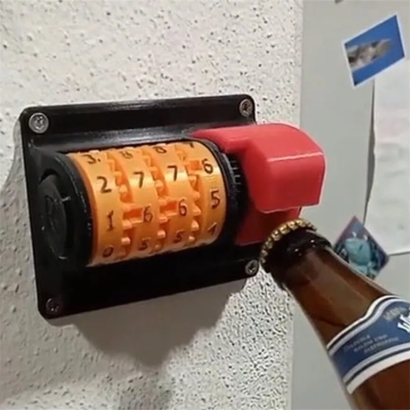 Bottiglia da banco Strumenti per aprire la birra con conteggio automatico creativo per bar cucina o club house regalo per la festa del papà 220727