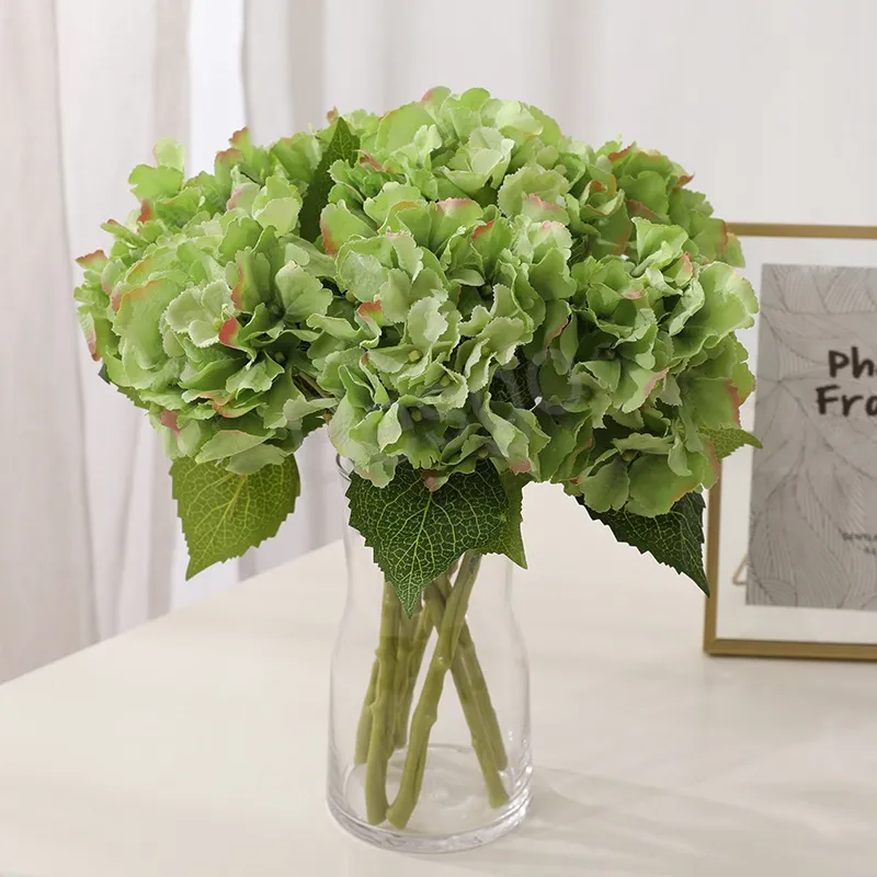 Hortensea décorative fleurs banquet de mariage fête d'hortensias décor bouquet bricolage manuel hydrangea ornement accessoires de simulation fleur bh6767 wly