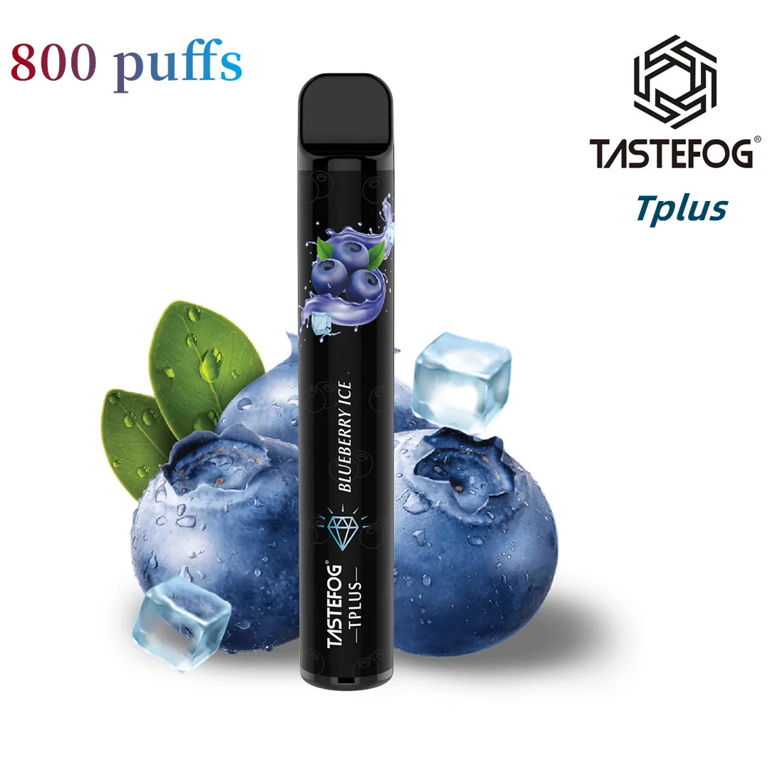 Avrupa TPD onaylanmış tek kullanımlık vape 800 puflar% 2 NIC Tastefog Marka 11 Whiff Üreticisi Shenzhen Zewang teknolojisinden karışık lezzetler