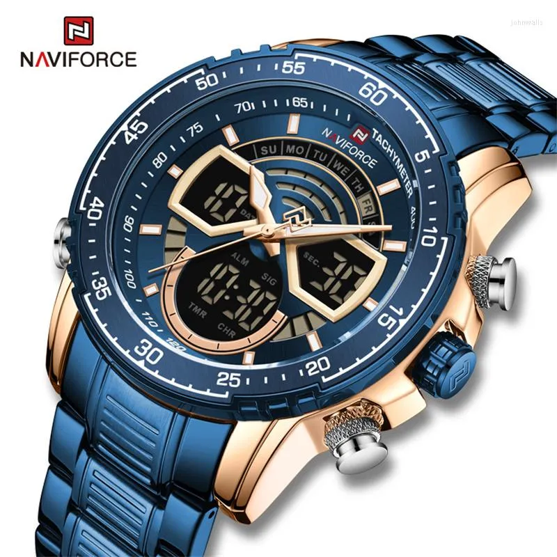 Нарученные часы Top Sports Quartz Mens Watch Twarepronation Hronograph Analog Professional Stainable Steelwristwatches.