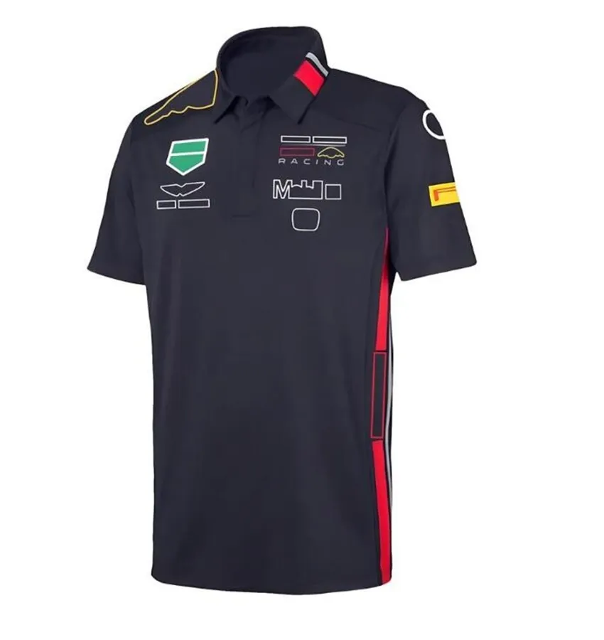 2022 new F1 formula one T-shirt half-sleeve POLO quick-drying suit team racing suit custom polo shirt