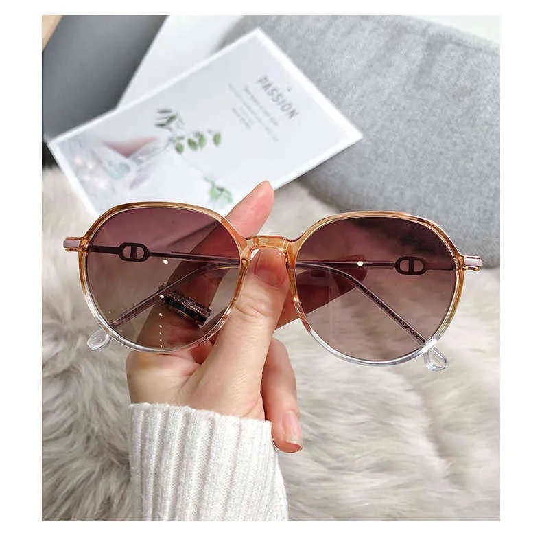 Non Brand Designer Sunglasses Vintage Mens Round Sun Glasses Fashion Mirror Gafas De Sol Lenses with High Quality Case