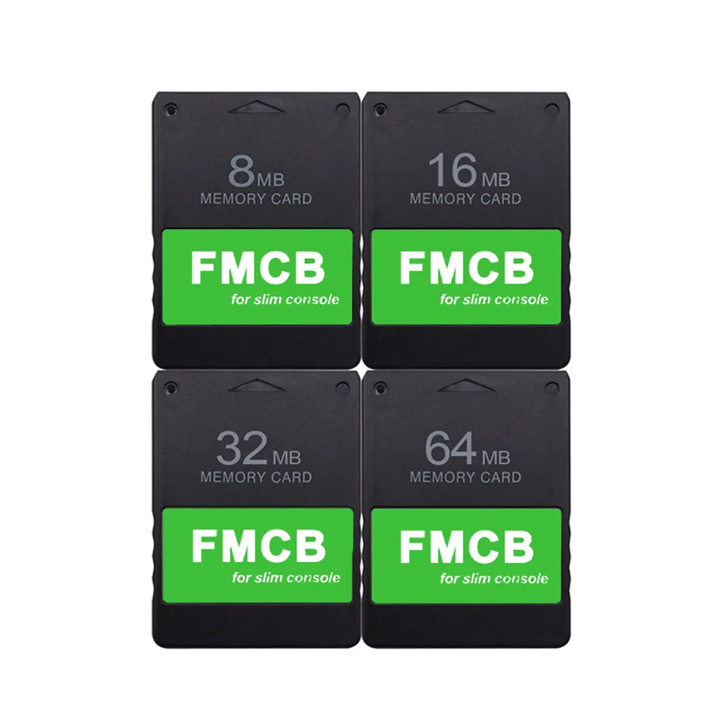 Fortuna FMCB 용 8MB 16MB 32MB 64MB PS2 슬림 게임 콘솔 SPCH-7/9xxxx 시리즈 용 무료 McBoot 메모리 카드