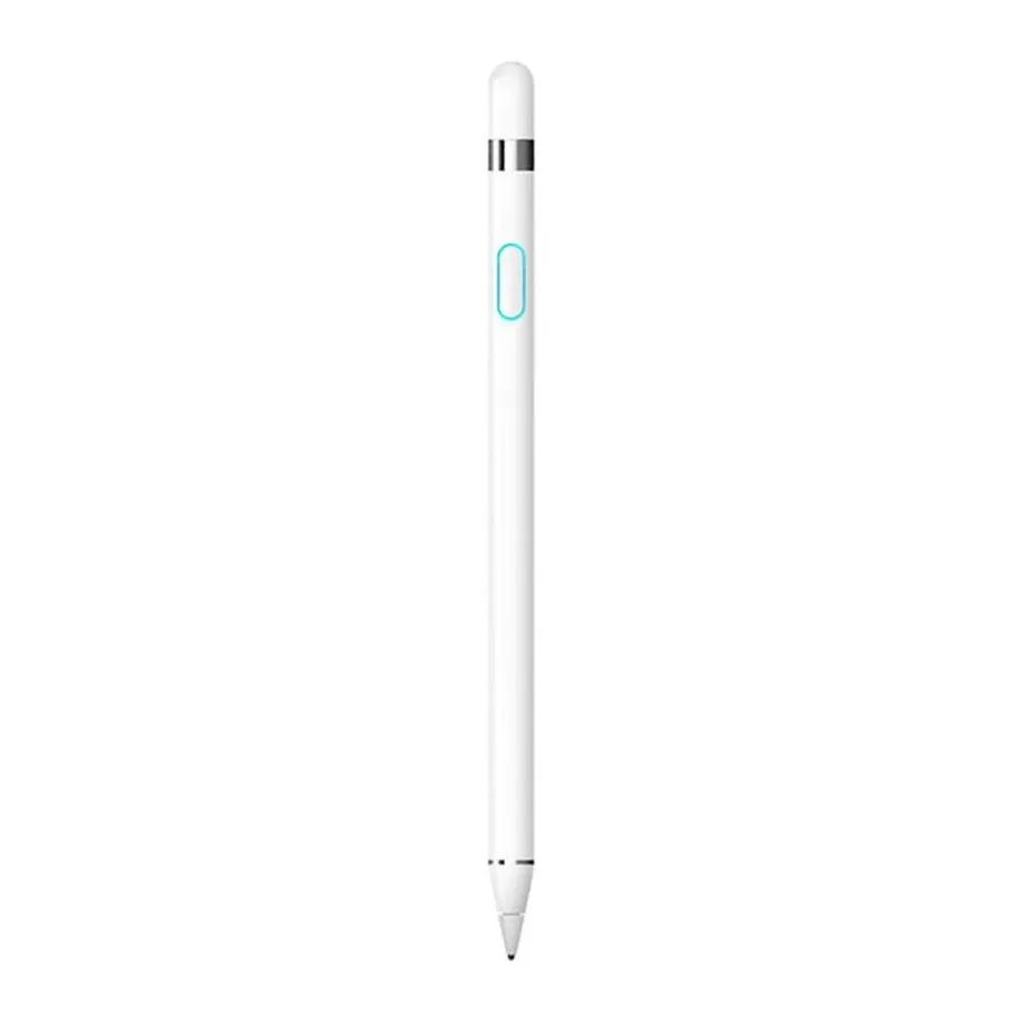 Stylus Pens 1 45MM Capacitive Pen Anti-fingerprints Touch Screen Soft Nib Drawing Smartphones Tablets Android251K