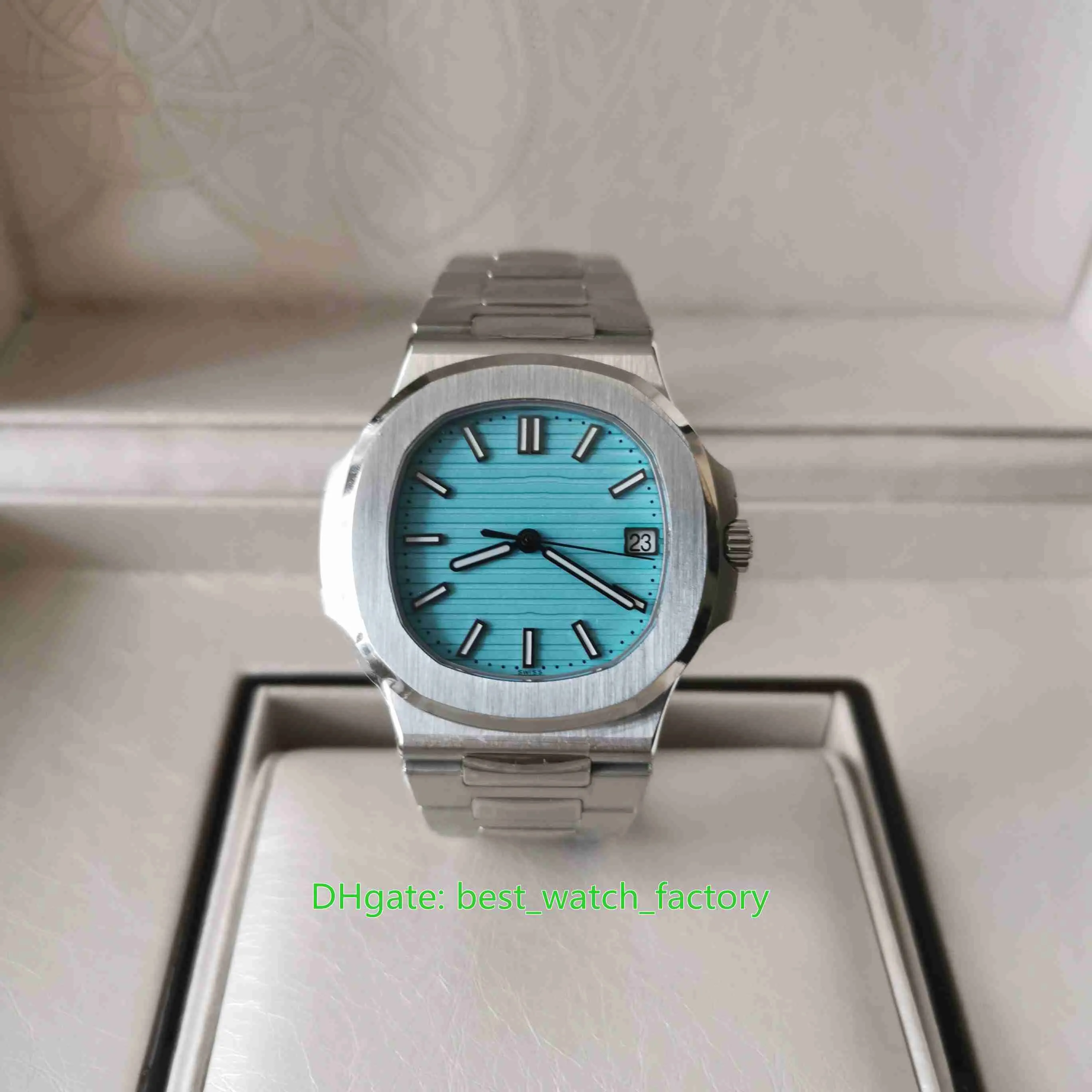 3K Factory идеальные часы 40,5 мм Nautilus 5711 / 1a 010 небесный синий циферблат 904L сталь CAL.32SCS перемещение прозрачные механические автоматические мужские часы мужские наручные часы