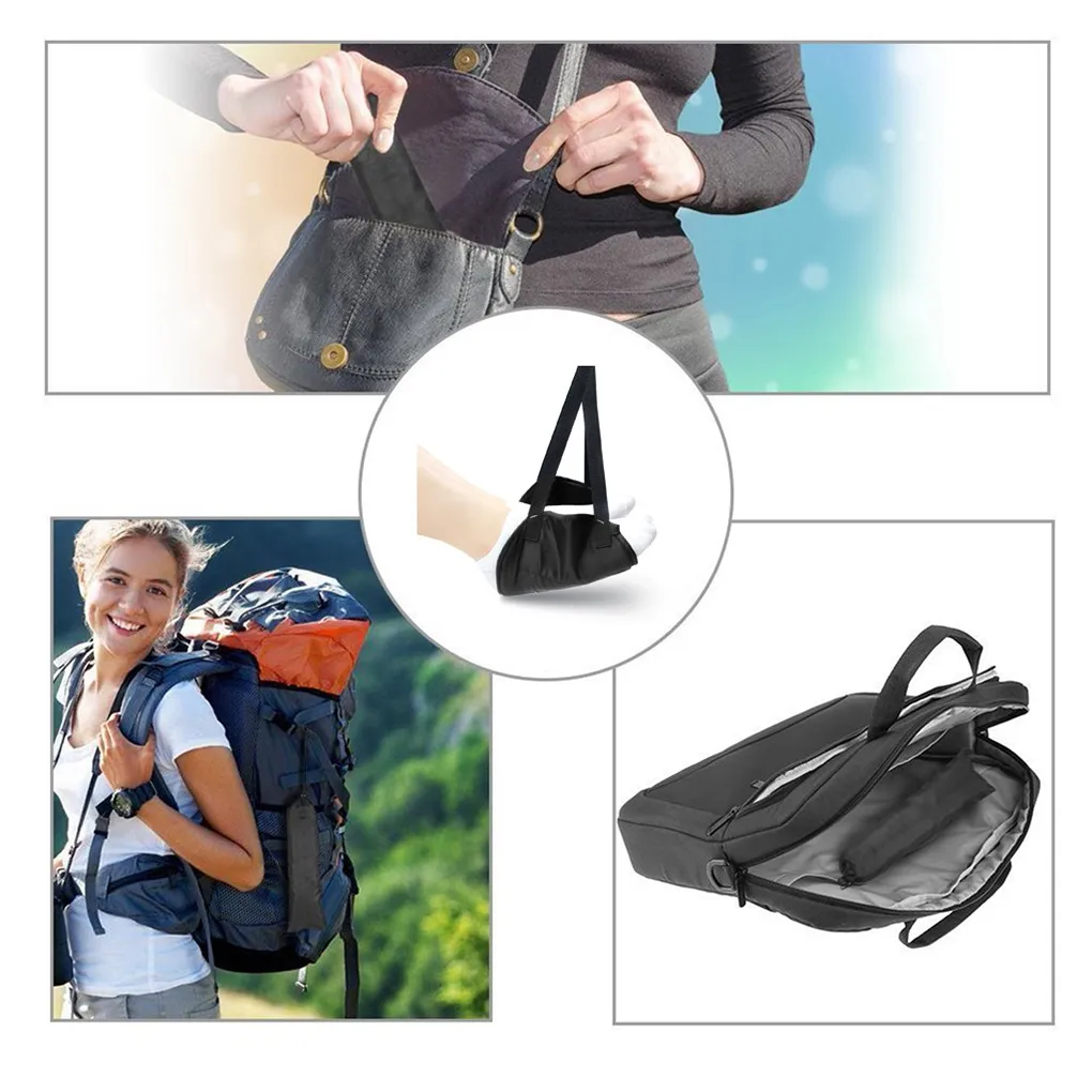 Flintronic Repose-Pieds d'avion, Hamac de Repose-Pieds Suspendu Réglable, Repose-Jambes d'avion