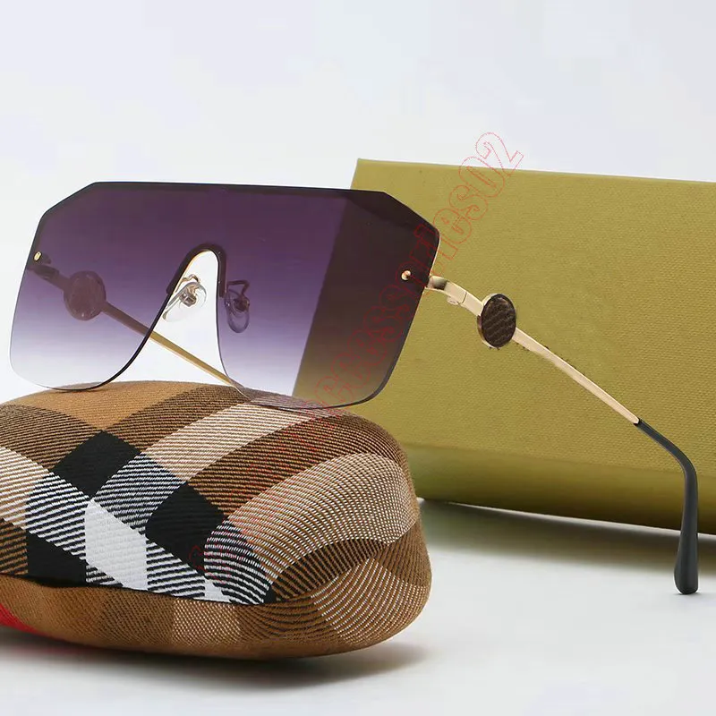 새로운 럭셔리 Qualtiy 대형 UV400 풀 프레임 방수 선글라스 Gafas de Sol de Women Sun Glasses Mensgames Monogrames Motif Pilot Sunglasses