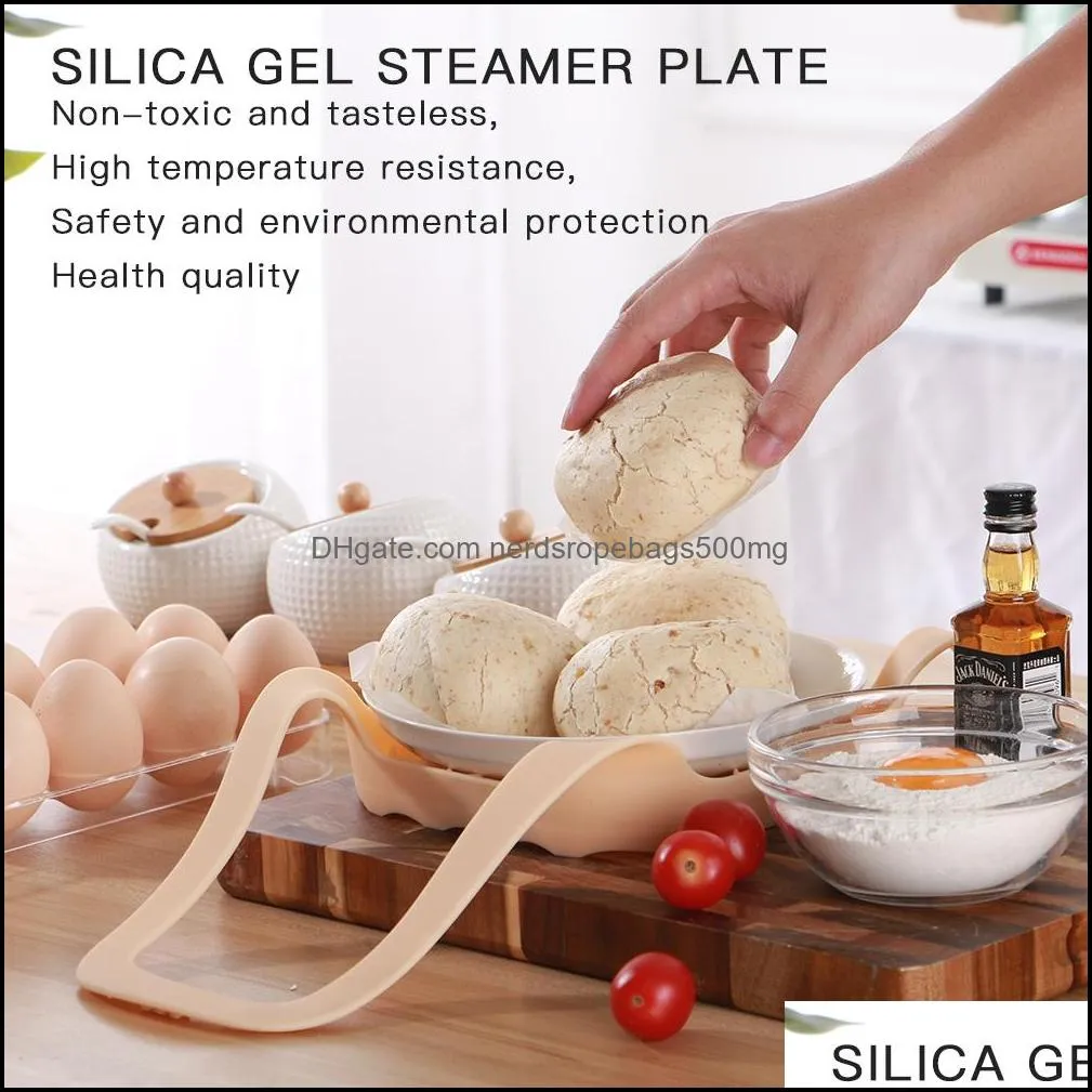 Food Multi-function Silicone Steamer Basket Cooker Anti-scalding Bakeware Lifter Steamer Rack Silicone Egg Steamer Silicone Bowl 139