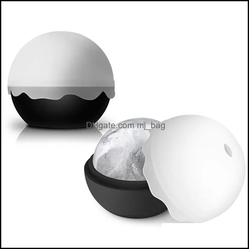 newice balls maker tools round sphere tray food grade ice mold cube whiskey ball cocktails silicone home use tool pae11331